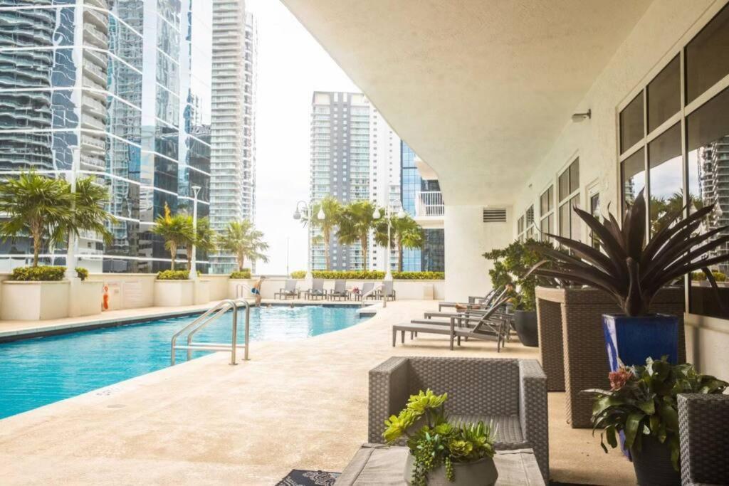 Lovely Condo With City & Ocean Views. Sleep Up To 6 People! Маями Екстериор снимка